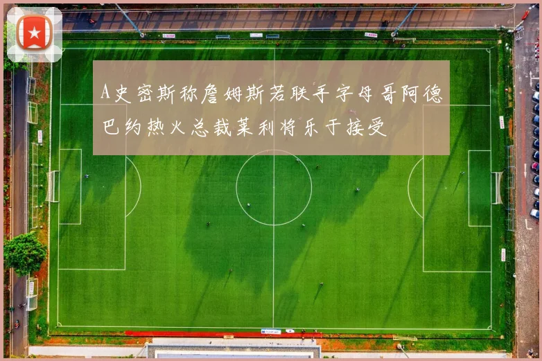 A史密斯称詹姆斯若联手字母哥阿德巴约热火总裁莱利将乐于接受